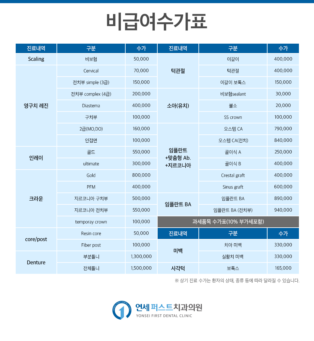 비급여항목